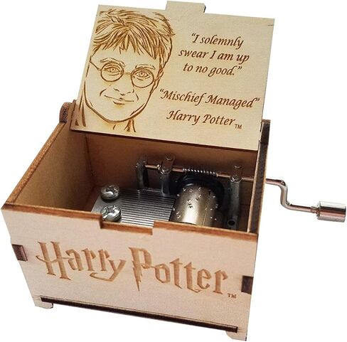 Harry Potter Black Mini Music Box with Hedwig's Theme song, Gifts for Women, Birthday, Christmas in Kuwait