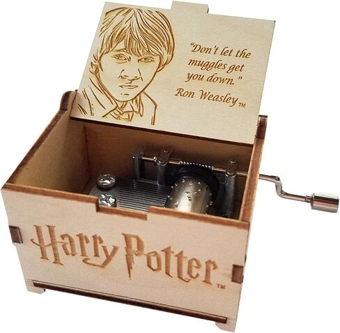 Harry Potter Black Mini Music Box with Hedwig's Theme song, Gifts for Women, Birthday, Christmas in Kuwait