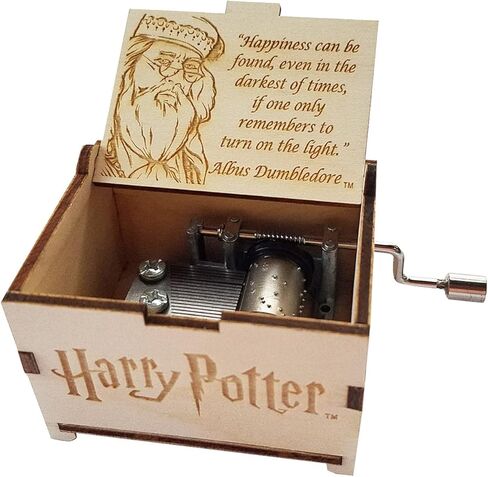 Harry Potter Black Mini Music Box with Hedwig's Theme song, Gifts for Women, Birthday, Christmas in Kuwait
