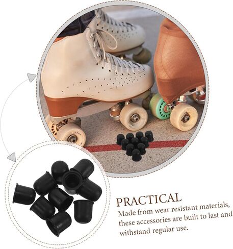 10pcs Roller Skate Toe Stops Wheel Spacers Accessory Kit Replacement Parts for Men Women Inline Roller Skates in Saudi Arabia