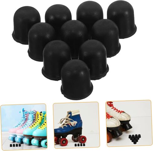 10pcs Roller Skate Toe Stops Wheel Spacers Accessory Kit Replacement Parts for Men Women Inline Roller Skates in Saudi Arabia
