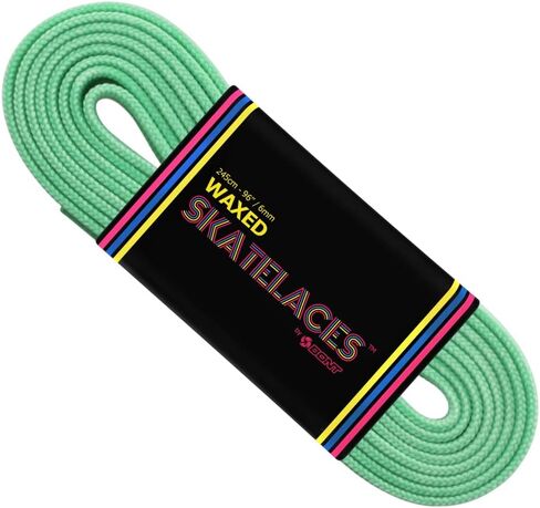 Bont Skates Waxed Laces - 6mm & 8mm - 47" 71" 79" 96" 108" - Pistachio Green in Saudi Arabia