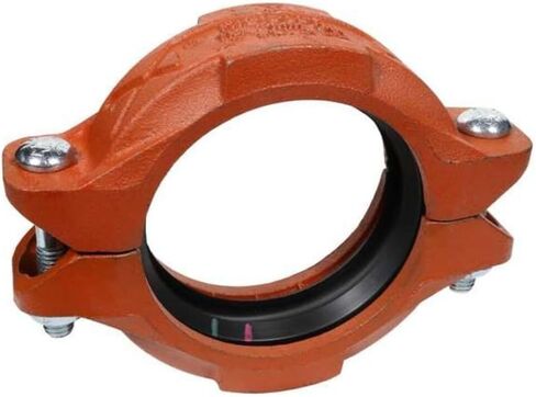 Anvil International Inc. Gruvlok 2-1/2" Nominal Size Ductile Iron Rigidlok Coupling Orange 0390013522 in Saudi Arabia