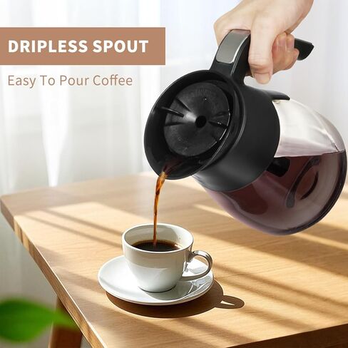 CP307 10 كوب من القهوة استبدال صانع القهوة Ninja التخصص ، Carafe الزجاج متوافق مع Ninja CM401 CP300 CP301 CFP101 CFN601 CFP301 ECT. in Kuwait
