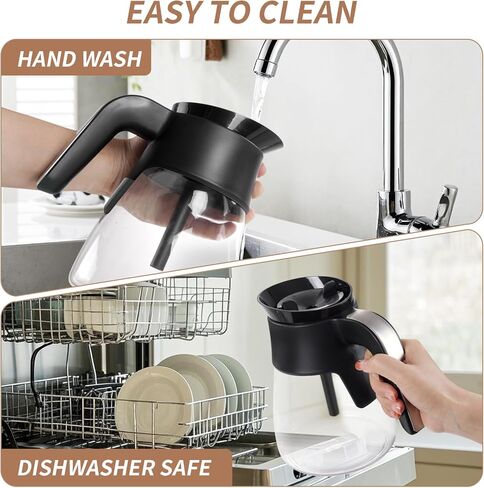 CP307 10 كوب من القهوة استبدال صانع القهوة Ninja التخصص ، Carafe الزجاج متوافق مع Ninja CM401 CP300 CP301 CFP101 CFN601 CFP301 ECT. in Kuwait