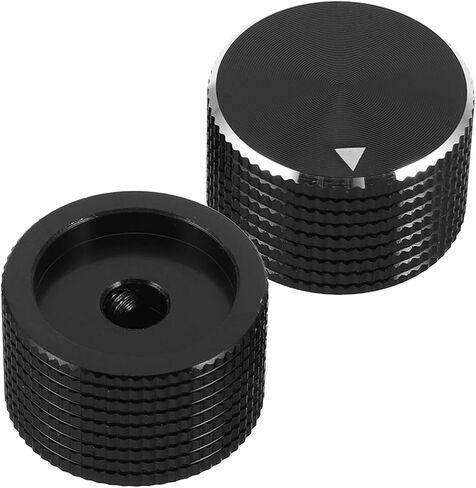 2pcs 25x15mm Aluminum Alloy Potentiometer Knobs for Electric Guitar Bass Volume Control Mixer Hardware Accessories in Saudi Arabia