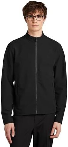 Stretch Soft Jacket Business Casual Jacket for Men Long Sleeved Full Zip Up Sweatshirt in Saudi Arabia