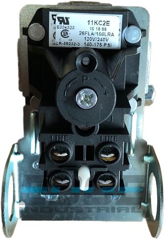 ARC-POWER Heavy Duty Condor USA Pressure Switch, 26AMP, 11KC2E, 140/175 PSI,4 Port 1/4" NPT in Kuwait