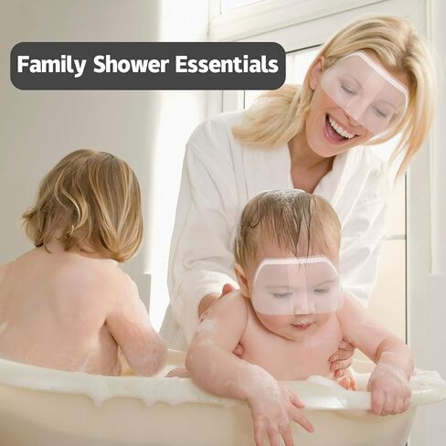 100 قطعة من درع الوجه الشفاف، درع الرموش، درع الوجه الشفاف، قناع الاستحمام للبالغين، درع الوجه بشريط بلاستيكي للاستحمام، قناع الدش، مستلزمات صالونات الشعر، صالونات التجميل، غسل الشعر، قص الشعر in Kuwait