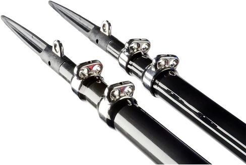 C.E. Smith Gen3 Center Rigger Pole Black 2 Section 12' - 56561 in Saudi Arabia