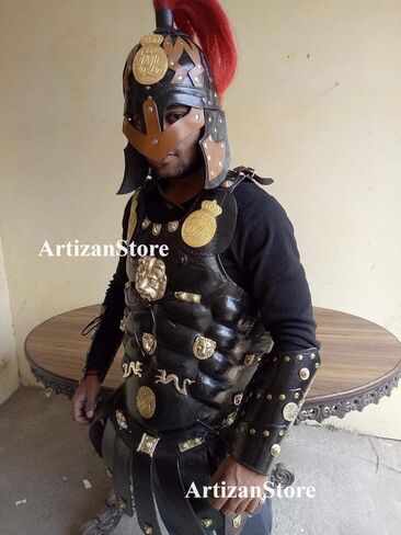 ARTIZANSTORE medieval leather muscle armor set of body armor Costume in Saudi Arabia