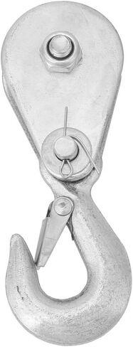 High Strength Steel Snatch Block Pulley with Hook 0.5 Ton Lifting Rope for Internal External Pulley Systems (1 Piece) in Saudi Arabia