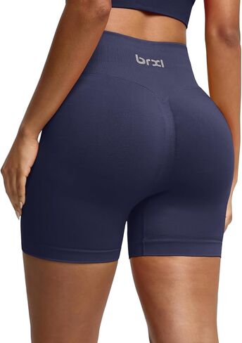 BRXL Workout Shorts Women 2.5"/ 3.6" Scrunch Butt Biker Shorts Tummy Control Seamless High Waisted Gym Shorts in Saudi Arabia