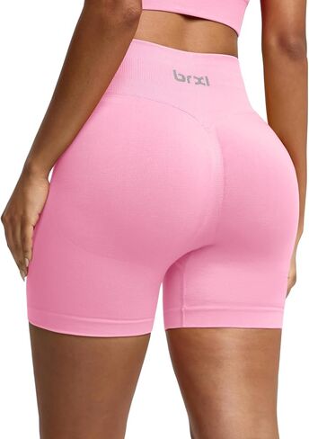 BRXL Workout Shorts Women 2.5"/ 3.6" Scrunch Butt Biker Shorts Tummy Control Seamless High Waisted Gym Shorts in Saudi Arabia