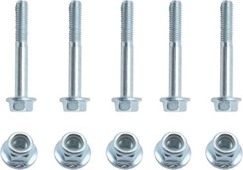 (5 Pack) 19M8321/14M7397 M6 x 45 Screw and Nut Kit - Compatible with John D-eere Replaces 19M8321A in Kuwait