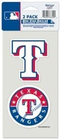 Texas Rangers Set of 2 Die Cut Decals in Saudi Arabia