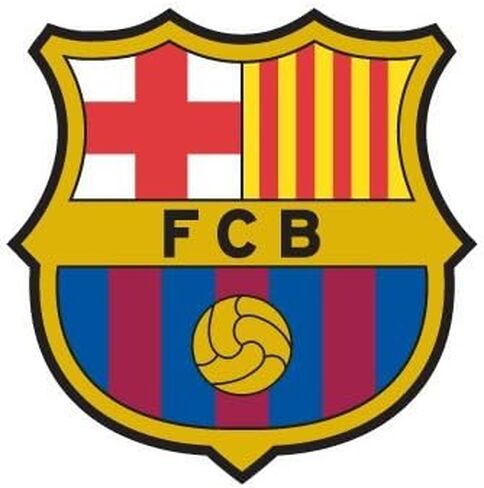 FC Barcelona wall decal sticker logo - 3 stickers sized 12" in Saudi Arabia