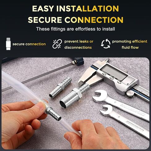 3 قطع من METALLIXITY 3 قطع خرطوم من الفولاذ المقاوم للصدأ 304 إلى محول 1 بوصة × 1/2 بوصة مع 6 قطع مشبك خرطوم للسيارات والدراجات النارية والبحرية والشاحنات وأنظمة الوقود RV in Kuwait