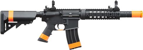 California Compliant Lancer Tactical Gen 2 Airsoft Rifle SD M4 GEN 2 Polymer- Electric Full/Semi-Auto Airsoft AEG Rifle with 0.20g BBS, Charger and Battery in Saudi Arabia