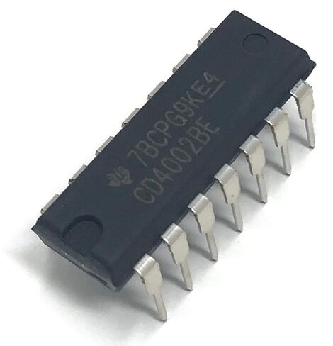 CD4002BE CMOS Dual 4-Input NOR Gate Breadboard-Friendly (Pack of 1) in Saudi Arabia