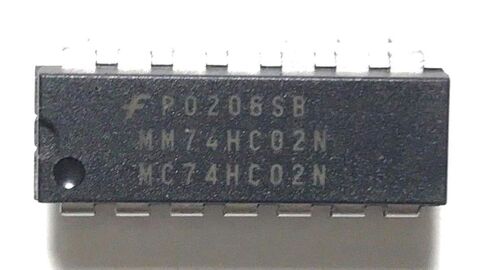 Juried Engineering Fairchild MM74HC02N 74HC02 بوابات NOR رباعية ذات مدخلين إيجابيين (عبوة من 1) in Kuwait