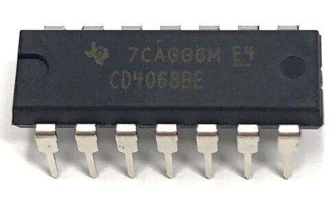 CD4068BE CD4068 CMOS 8-Input NAND/and 8-in Gate Breadboard-Friendly IC (1 Piece) in Saudi Arabia
