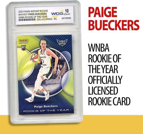 2025 Panini Paige BUECKERS WNBA Rookie of The Year Card RC #AW-Roy Official Rookie Card - Graded GEM Mint 10 in Saudi Arabia