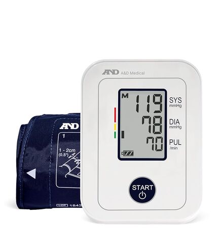 A&D Medical Blood Pressure Monitor for Home Use – UA-611 – Upper Arm Precise BP Machine– Wide Range Cuff 8.6-16.5" / 22-42cm), Easy to Use - One-Click Operation, 60 Reading Memory in Saudi Arabia