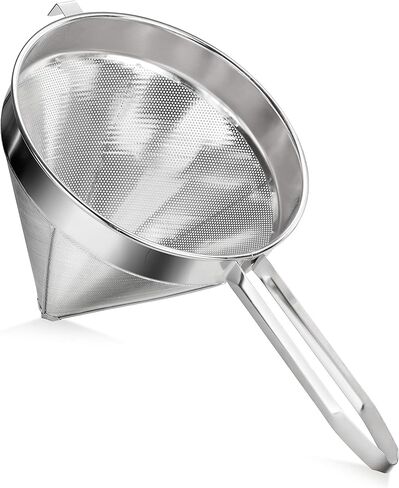 New Star Foodservice 34196 18/8 Stainless Steel China Cap Strainer, 7-Inch, Coarse Mesh in Saudi Arabia