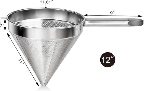 New Star Foodservice 34196 18/8 Stainless Steel China Cap Strainer, 7-Inch, Coarse Mesh in Saudi Arabia
