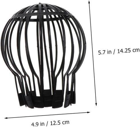 Veemoon 8pcs Drainage Basket Strainer Leaf Filter Gutter Guard Kitchen Drain Cover Channel Drain Roof Blocking Covers in Saudi Arabia