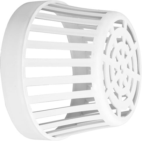 Lurrose 2pcs PVC Drainage Strainer Lid Breathable Roof Floor Filter for Water Drainage Easy Install for Garden and Rooftop Use in Saudi Arabia