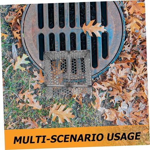 Large Capacity Drain Rack Strainer Food Strainer for Sink Gutter Stainless Steel Drain Filtering Basket in Saudi Arabia