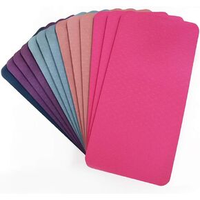 Yoga Mat with High Elasticity, Non Slip Gymnastics Mat Small Size TPE Mat with Cushioning Function for Yoga Pilates Sports Workout in Kuwait