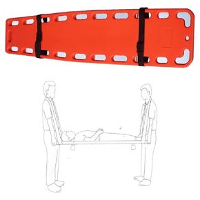 Portable Plastic Aquatic Spine Board - Emergency Rescue Stretcher for Water Parks & Pools, First Aid Backboard Immobilizer, Lifesaving Equipment (Yellow, 138 x 35 x 5 cm) in Saudi Arabia