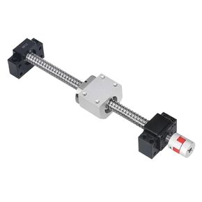 Linear Motion Ball Screw Machine Parts Ball Screw Double Nut DFU1605 EKEF12 Ball Screw Set Length 150mm-1000mm End Processing Coupler Nut for Stepper Servo Motor(650mm) in Kuwait