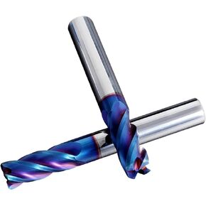 لقم الطحن CNC - HRC 65° نهاية مطحنة الزاوية المستديرة R0.5 R1.0 قاطع فولاذ التنغستن 4 أدوات المزامير 4 مم - 12 مم قطع المخرطة (R0.5xd6.0xD6xL100) in Kuwait