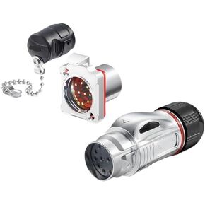 BD24 metal male and female waterproof connector automation equipment aviation and socket 12 core holes(Male plug) in Kuwait