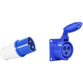 Waterproof 3-core 16A 3-core 32A industrial aviation socket connector set explosion-proof three-phase power(32A connector) in Kuwait