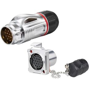 Aviation 19-pin BD24 male and female industrial connector waterproof connector(Flange formal wear) in Kuwait