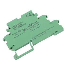 WALFRONT NO Solid State Relay Terminal Block 10A Replacement for Phoenix 2964322, Short Circuit Protection, IP20 Protection, LED Indicator in Kuwait