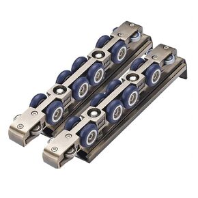 بكرة الباب، أثاث خشبي فائق الهدوء، بكرة الباب المنزلقة، مسار معلق من النايلون، عجلة زجاجية، أجهزة الباب in Kuwait