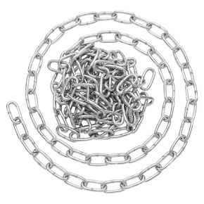 سلسلة من الفولاذ المقاوم للصدأ 304، سلسلة شديدة التحمل، سلسلة تعليق، للوحات الإعلانية، لوحات الأبواب، سلاسل الإضاءة، الكرسي (الطول: 4 م / 13.1 قدم، السُمك: 2 مم / 0.08 بوصة) in Kuwait