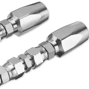 2Pcs Hydraulic Hose Repair Kit, Reusable, 2-Wire Reusable Hydraulic Repair Fitting-ABUA in Saudi Arabia