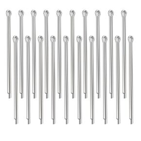 مجموعة متنوعة من 20 قطعة من دبابيس كوتر، دبابيس شعر مطلية بالزنك XBDZR، مشابك تثبيت لجزازات العشب ومعدات البستنة (M2.5x40 مم) in Kuwait