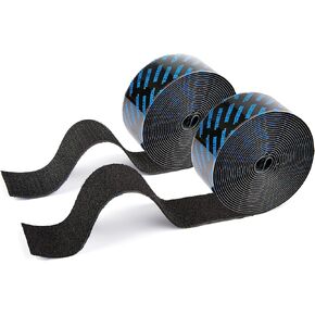 Heavy Duty Hook and Loop Strips with Adhesive| 15 Foot Roll | Strong Sticky Back Fastener Holds 16 lbs | Industrial Strength Tape Stick for Indoor & Outdoor Use,2in Width, Black in Kuwait