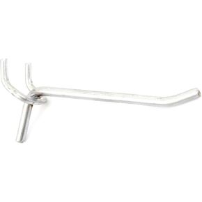 VICTORY DISPLAY & STORE FIXTURE MFG Made-in-USA 1/4-inch Thick Wire 4-inch Long Extra Heavy Grade Pegboard Hooks, Rust-Resistant and Corrosion-Resistant (50) in Kuwait