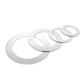 غسالات Qinlu-20/100 قطعة M2 M3 M4 M5 M6 M7 M8 إلى M40 304 من الفولاذ المقاوم للصدأ غسالة مسطحة رفيعة للغاية وحشية تعديل رفيعة للغاية، لإصلاح المصانع (20 قطعة M10x16xسميكة، سميكة 1.0 مم) in Kuwait