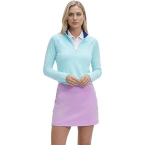 IZOD Women's 1/4 Zip Pullover Performance Stretch Long Sleeve Golf Running in Kuwait