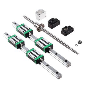 HGR20 Square Linear Guide 2 Sets HGR20 + HGH20CA + SFU1605 Ball Screw Lead 5mm + BKBF12 + nut housing CNC Linear Actuator(HGR20-800 1605-800) in Kuwait
